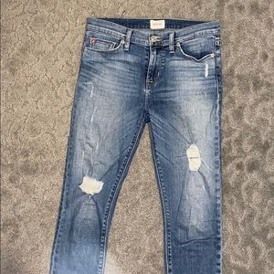 Hudson Light Cropped Jeans